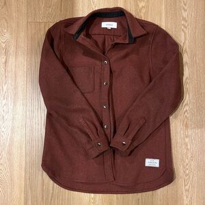 Anian Modern Melton Shirt Jacket